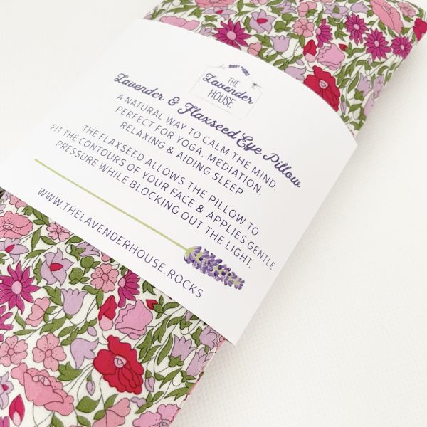 Lavender And Flaxseed Eye Pillow Made with Liberty Fabric